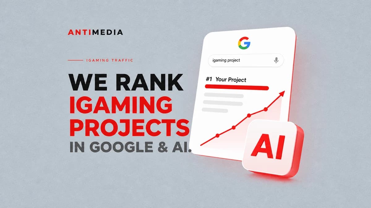 We rank iGaming projects in Google and AI